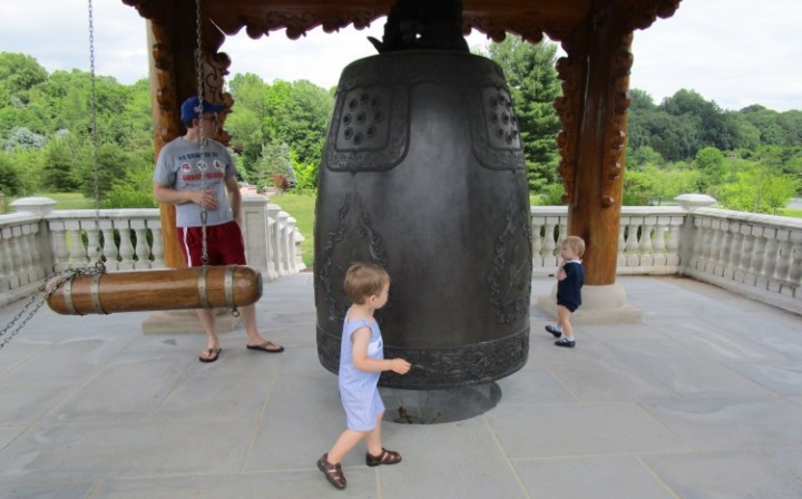 Korean bell at Meadowlark Garden