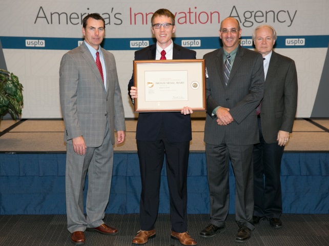 LOCATION: Alexandria, Virginia DATE: September, 15, 2015 -- Bronze Medal Ceremony in the Madison Auditorium at the United States Patent and Trademark Office. CREDIT: Jay Premack/USPTO